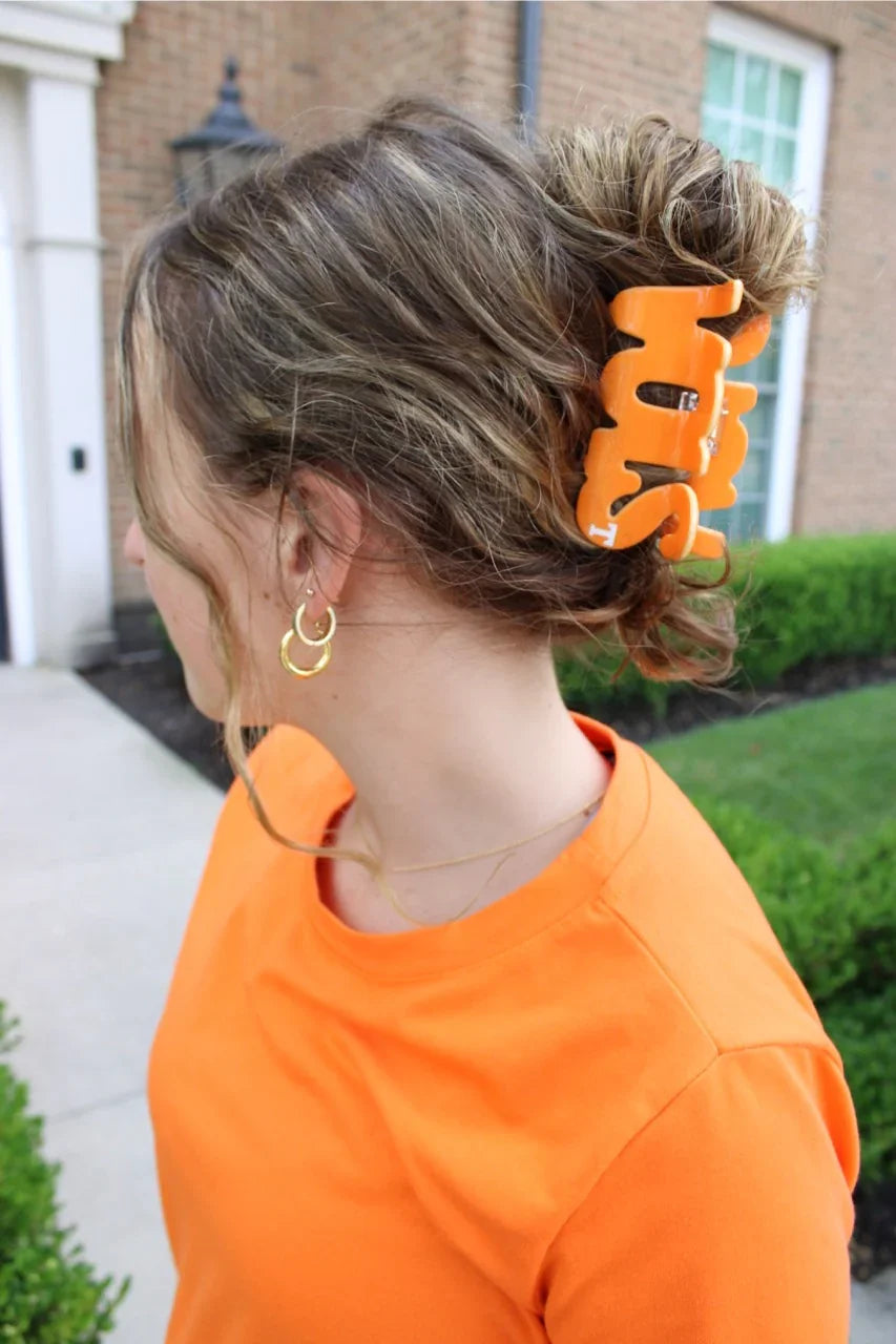 Tennessee® VOLS Word Claw | FiZZY U Collegiate Hair Clip – Fizzy