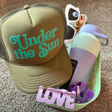 LOVE Word Claw in Lilac