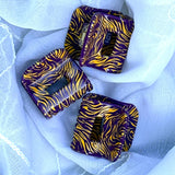 Tailgate 2x2 - Purple + Yellow Wild Stripes