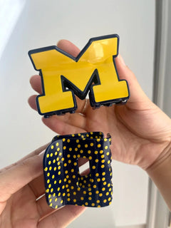Michigan® Block M Logo Claw - Fizzy