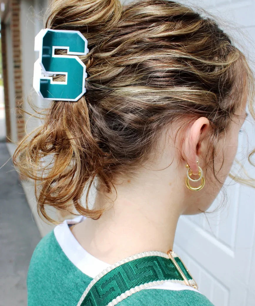 Michigan State® Block S Logo Claw - Fizzy