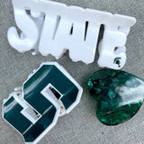 Michigan State® Block S Logo Claw - Fizzy
