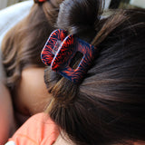 Tailgate 2x2 Navy + Orange Wild Stripes