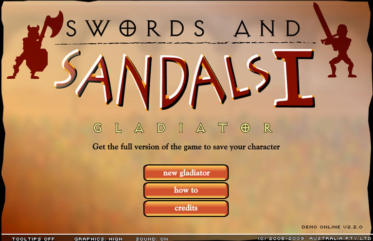 Swords and Dandals Demo PLaceholder